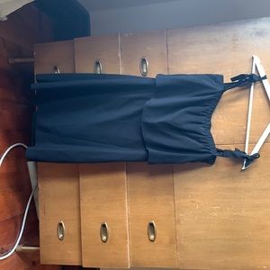 Madewell black mini dress